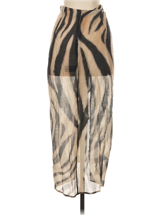 ZARA Animal Print Knotted Pareo Swim Cover Skirt - Picture 5 of 9